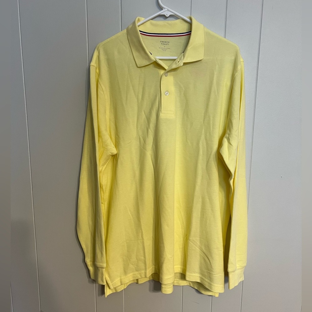 French toast, polo long sleeve size L‎ NWT